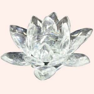Хрустальный лотос 8 см прозрачный Хрустальный лотос 8 см прозрачный
