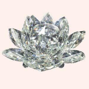 Хрустальный лотос 18 см Хрустальный лотос 18 см