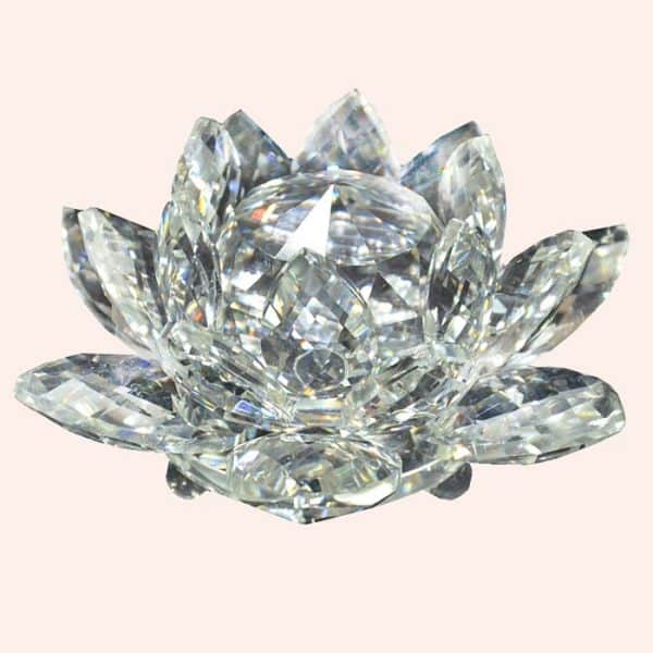 Хрустальный лотос 18 см