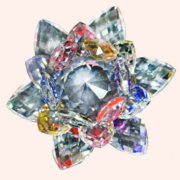 Хрустальный лотос 8.5 см