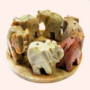 Подставка для благовоний 6 слонов