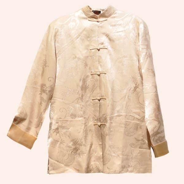 Белая китайская куртка