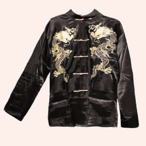 Чёрная курточка с драконами Чёрная курточка с драконами