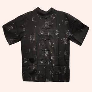 Китайская рубашка с иероглифами Китайская рубашка с иероглифами