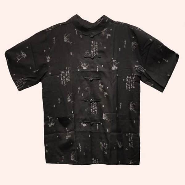 Китайская рубашка с иероглифами