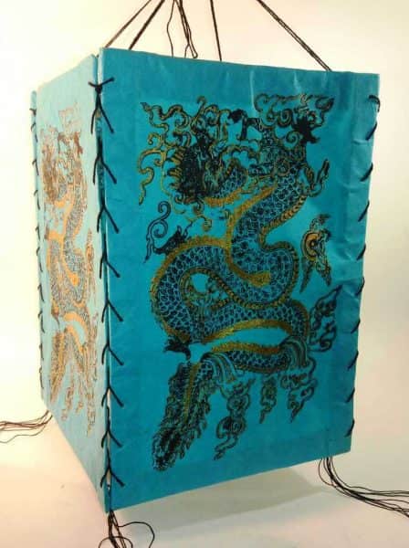 Индийский фонарик с драконом