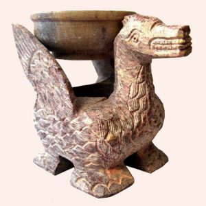 Аромалампа каменная 10см Дракон