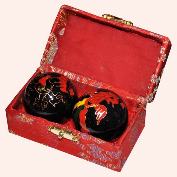 Шары здоровья 4см чёрные дракон феникс