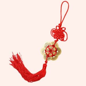 Китайская монета Цветок 5 см