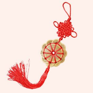 Китайская монета Цветок 6,5см