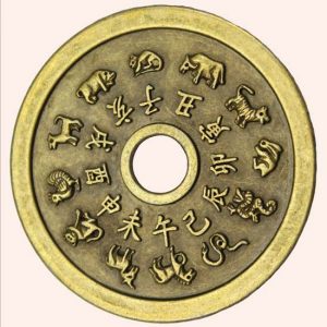 Китайская монета Знаки зодиака 5,4 см