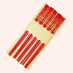 Набор красных палочек для суши Набор красных палочек для суши