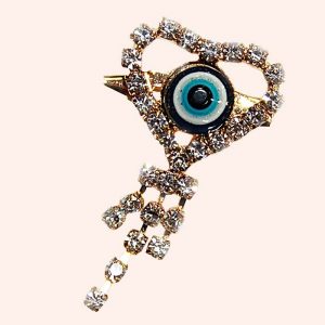 Турецкий глаз брошь 3,5 см