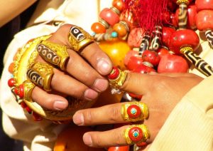 Тибетские бусины дзи