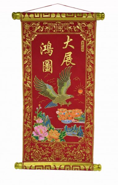 красное панно орёл