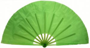 Китайский веер для танцев зелёный Китайский веер для танцев зелёный