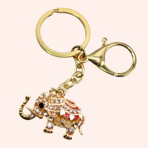 Брелок Слон со стразами