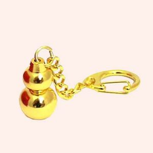 Брелок Тыква горлянка латунь