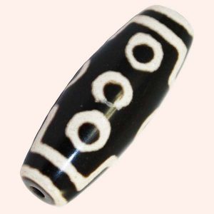 Бусина 8 глаз Дзи Бусина 8 глаз Дзи