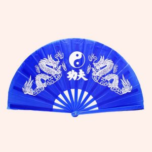 Китайский веер для танца с драконом 64 см с драконом