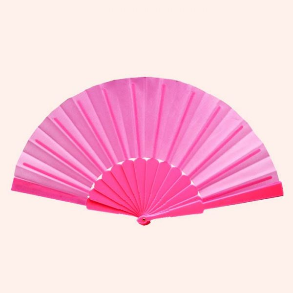 Китайский веер для танца розовый