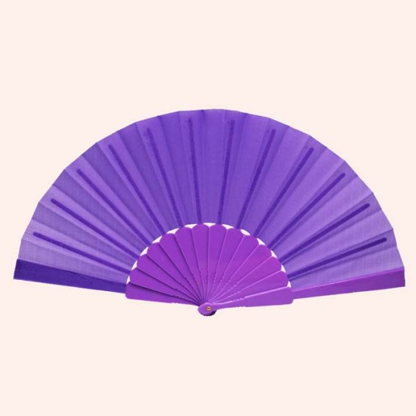 Китайский веер для танца фиолетовый