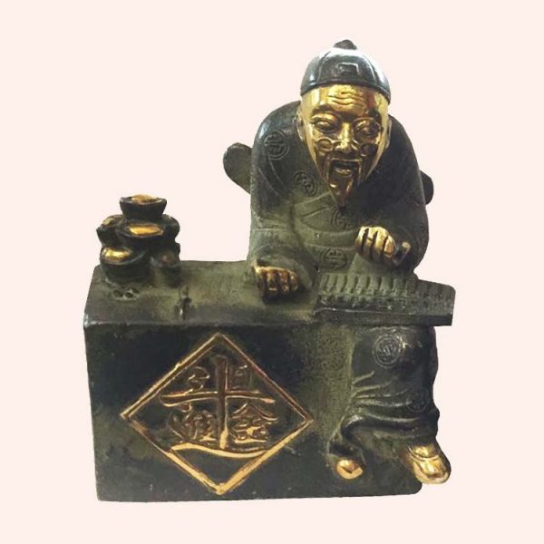 Хранитель денег Чен Лобань из бронзы