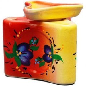 Аромалампа керамическая Цветы 10 см