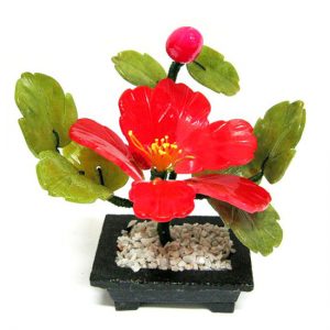 Дерево счастья с пионом 16 см