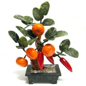 Дерево счастья с мандаринами и перцами Дерево счастья с мандаринами и перцами