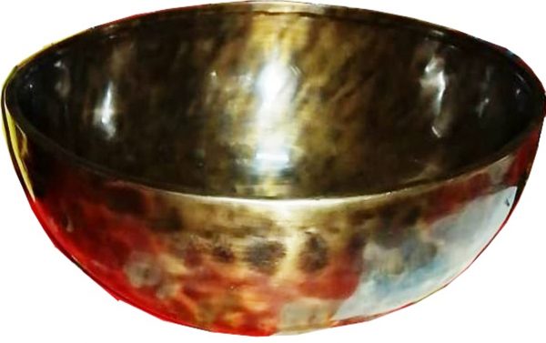 Кованая поющая чаша храмовая 27см