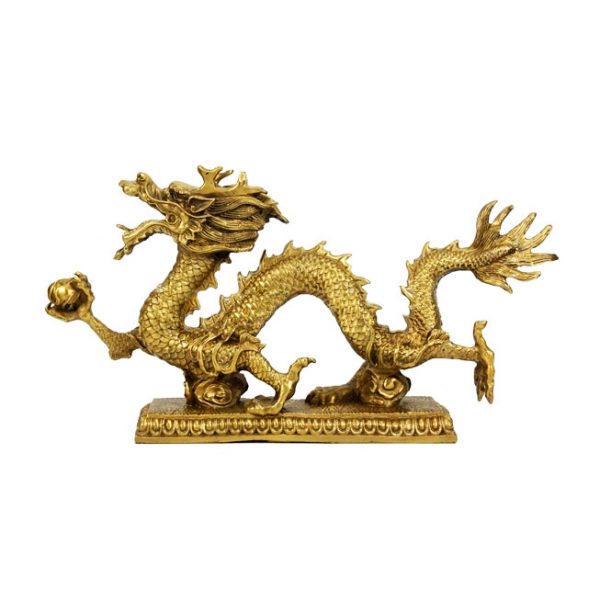 фигурка дракона из бронзы