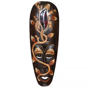 Маска настенная игуана 51см