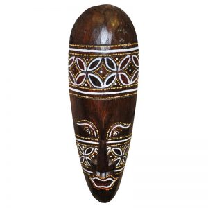 Маска настенная с орнаментом 26см