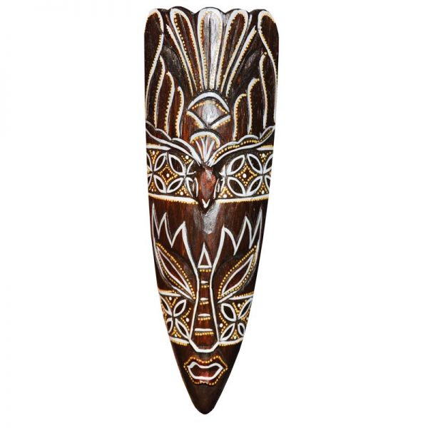 Маска настенная с птицей