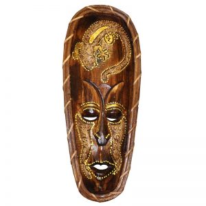 Маска настенная игуана