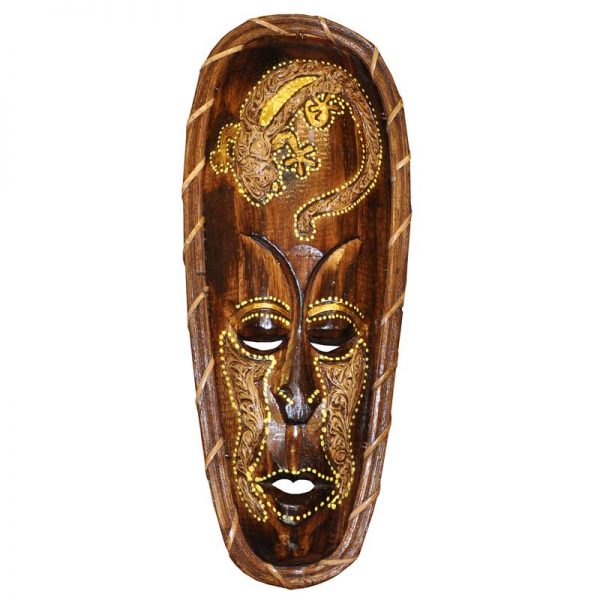 Маска настенная игуана