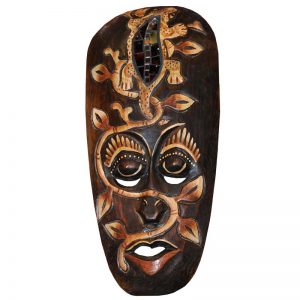 Маска настенная игуана 50см