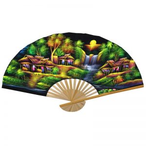 Веер настенный бархатный Гоа