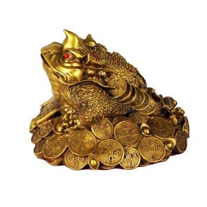 Бронзовая трехлапая жаба