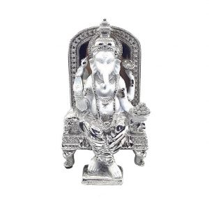 Серебряный Ганеша на Великом Троне Серебряный Ганеша на Великом Троне