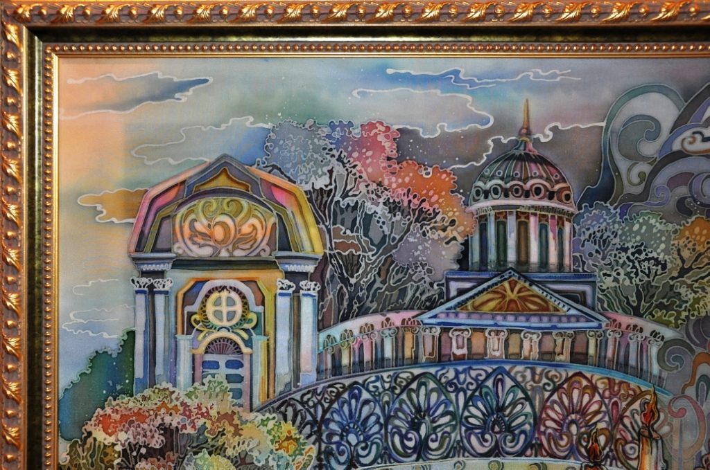 Большое полотно - верх с багетом