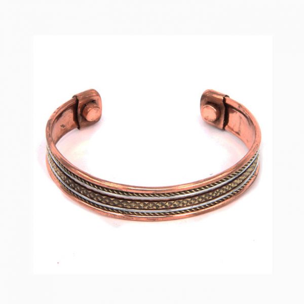 Медный магнитный браслет