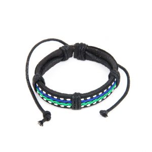 Браслет из натуральной кожи с орнаментом Браслет из натуральной кожи с орнаментом