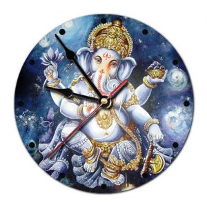 Часы настенные Ганеш 20 см Часы настенные Ганеш 20 см