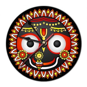 Часы настенные Джаганнатха 20 см Часы настенные Джаганнатха 20 см