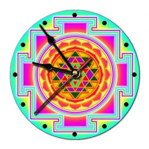 Часы настенные Шри янтра 20 см Часы настенные Шри янтра 20 см