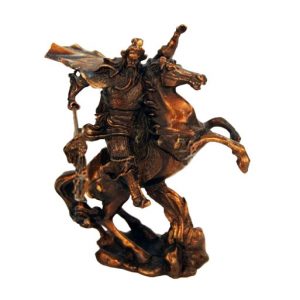 Статуэтка Гуань на коне Статуэтка Гуань на коне