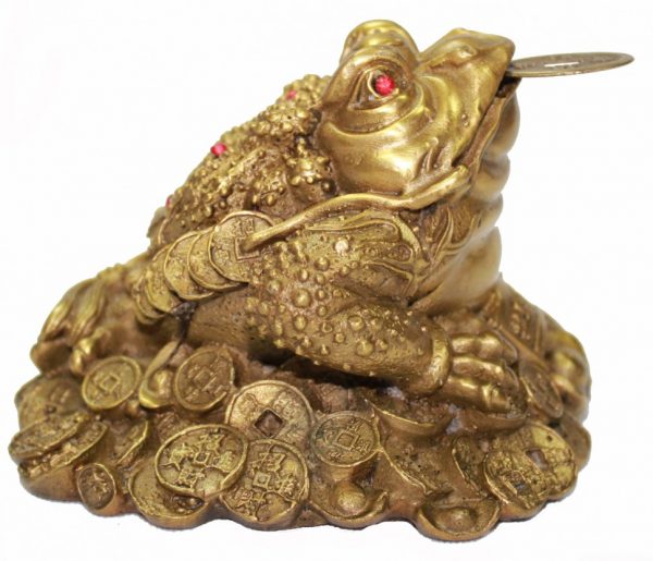 Трёхлапая жаба бронзовая