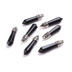 Маятник для биолокации Чёрный агат Маятник для биолокации Чёрный агат